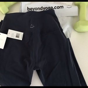 Beyond Yoga Navy High Waist Leggings